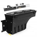 PIT66 Truck Bed Storage Box Toolbox Driver Left Side  Fit for Toyota Tacoma 2005-2020 Black