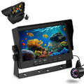 7 inch Ice Fishing Camera Underwater with Bracket Ice Fishing Fish Finder for Lake Boat Kayak Ice Fishing