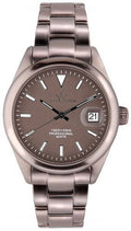 ToyWatch ME32PW Ladies "Metallic Stones" Pewter Color Aluminum Watch