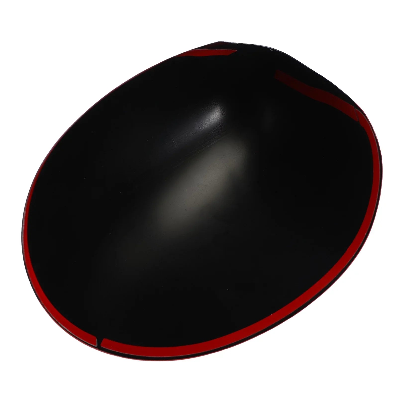Black/Grey checkered Red Mirror Cover for  Cooper Hardtop F55 F56