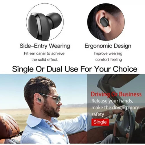 Wireless  Headphones for Samsung Galaxy A12 A32 A42 A52 A72 5G Phones - Earbuds Earphones True Wireless Stereo Headset Hands-free Mic V9Z Compatible With Galaxy A12 A32 A42 A52 A72 5G Models