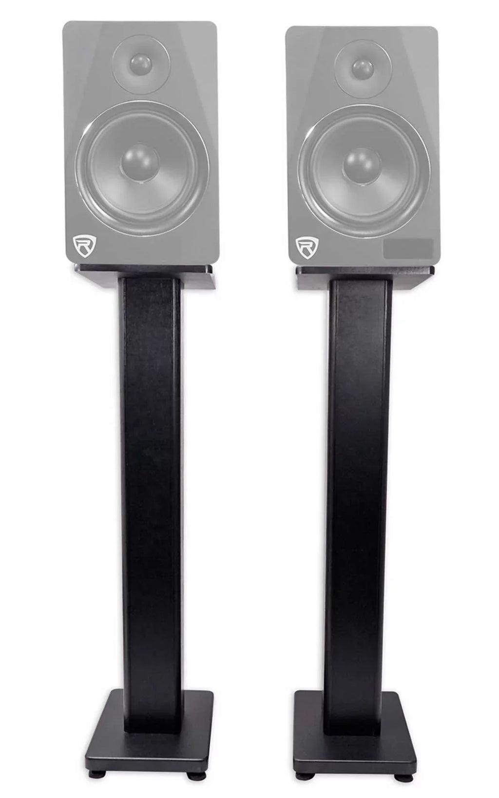 Rockville  150 Amplifier w/ Bluetooth+(4) 6.5" Bookshelf Speakers+Stands