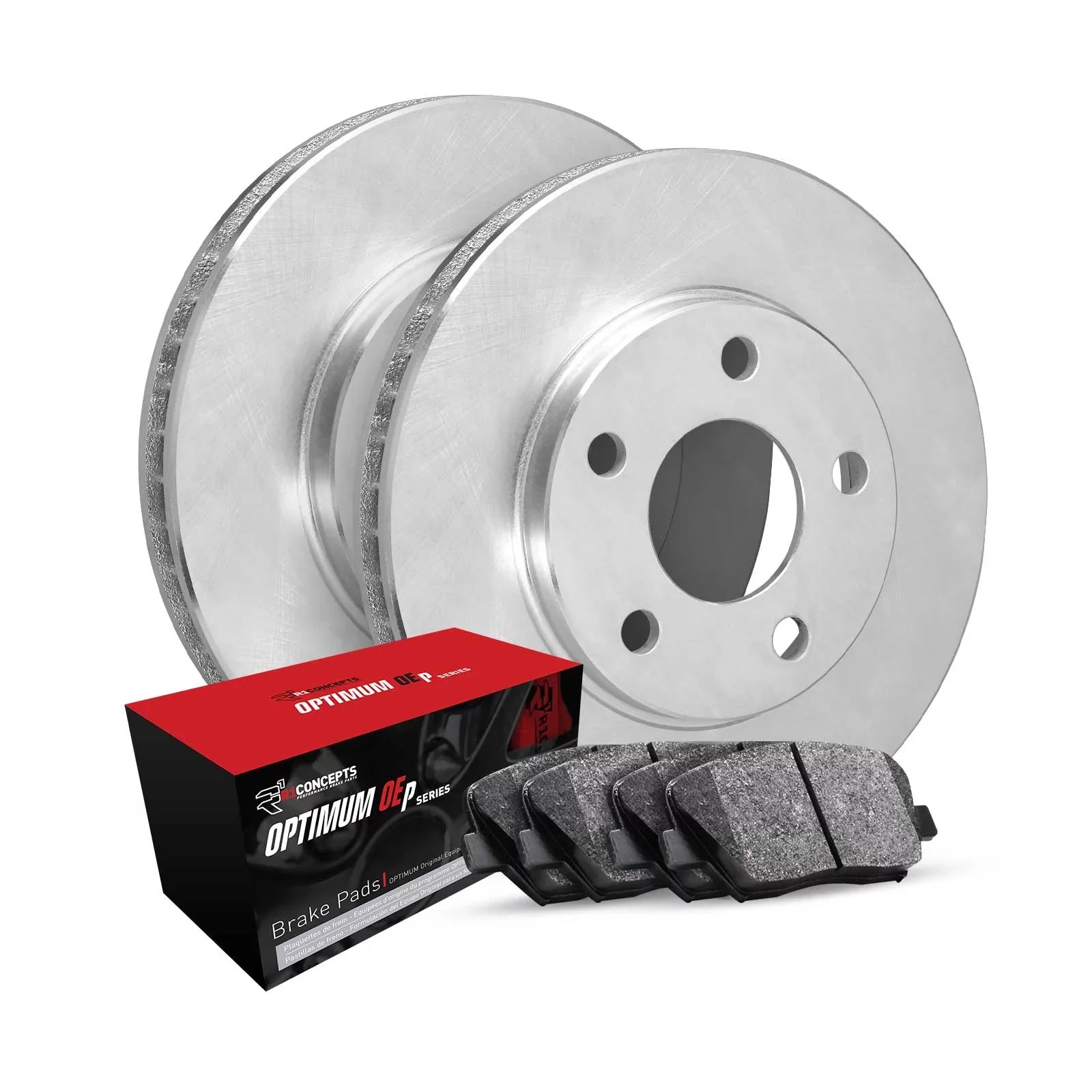 R1 Concepts Rear Brakes and Rotors Kit |Rear Brake Pads| Brake Rotors and Pads| Optimum OEp Brake Pads and Rotors WFUN1-39062