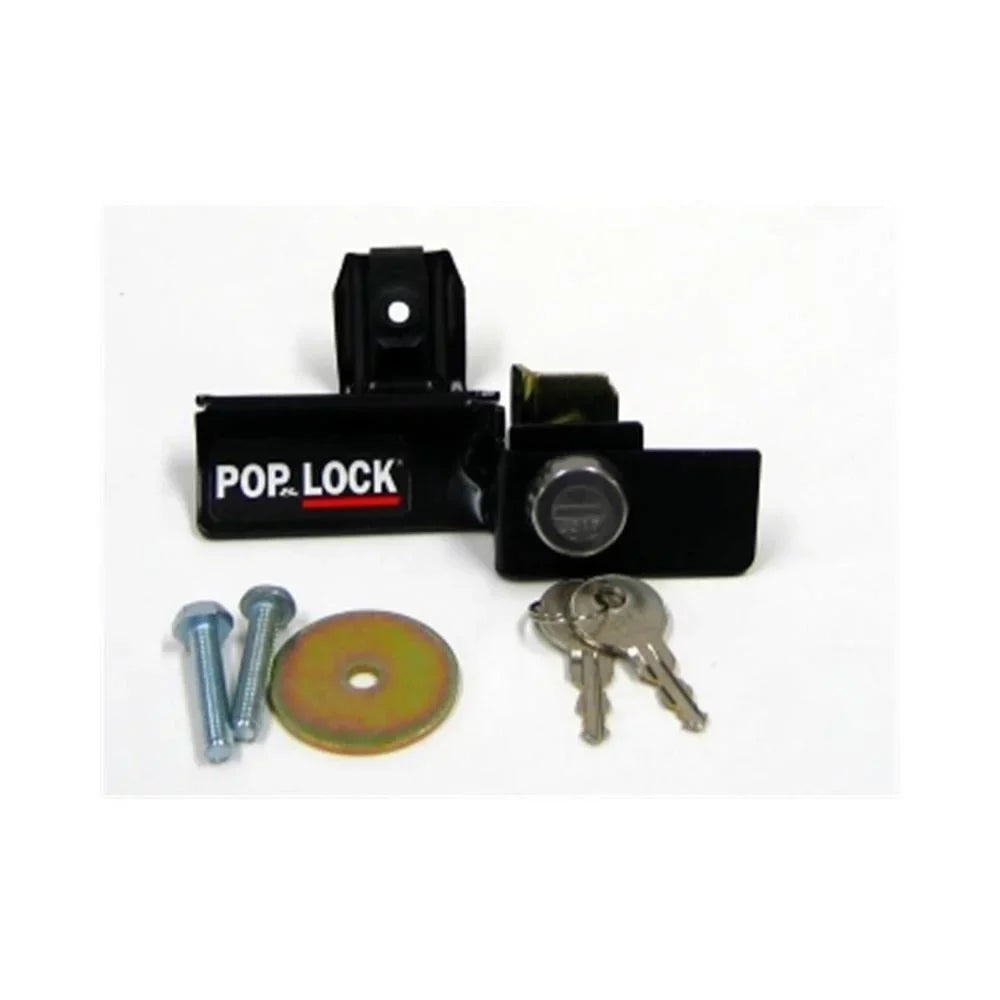 Pop and Lock PL5405 Manual Tailgate Lock; Full Handle Replacement; Silverstreak Mica;  Codeable Lock; Fits select: 2005-2015