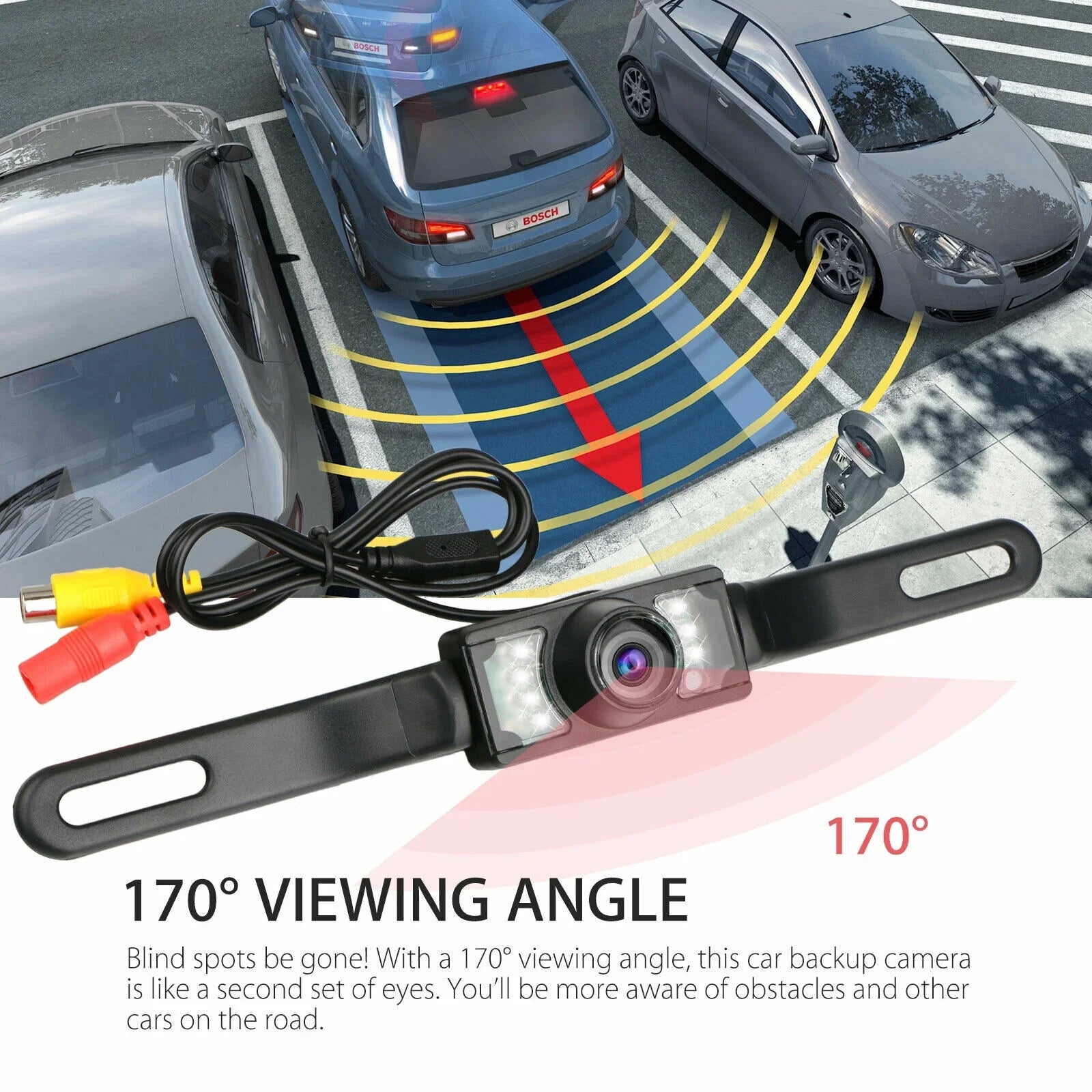 5" Wireless  Rearview Car Backup Camera and Monitor Reverse Assist Kit