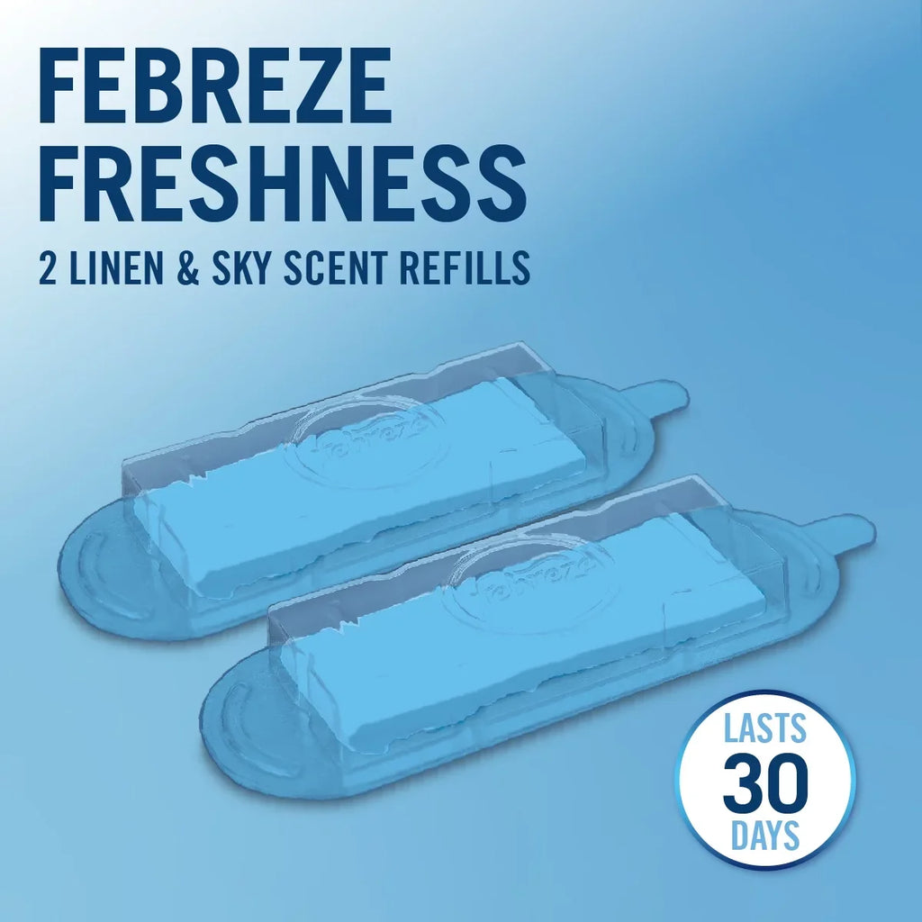 Febreze Linen and Sky Scent Cartridge, FRF102L  3 Pack Value Bundle