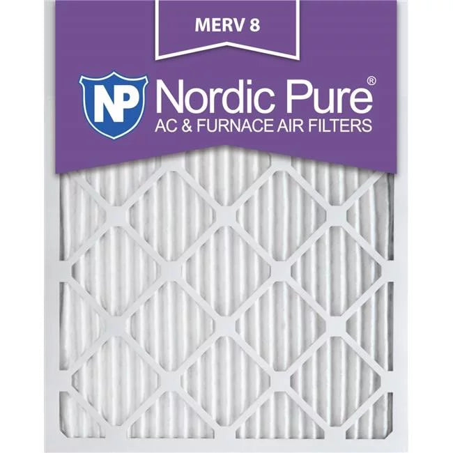 Nordic Pure 17x21x1ExactCustomM8-12 Exact  8  Furnace Filters, 17 x 21 x 1 in. - Pack of 12