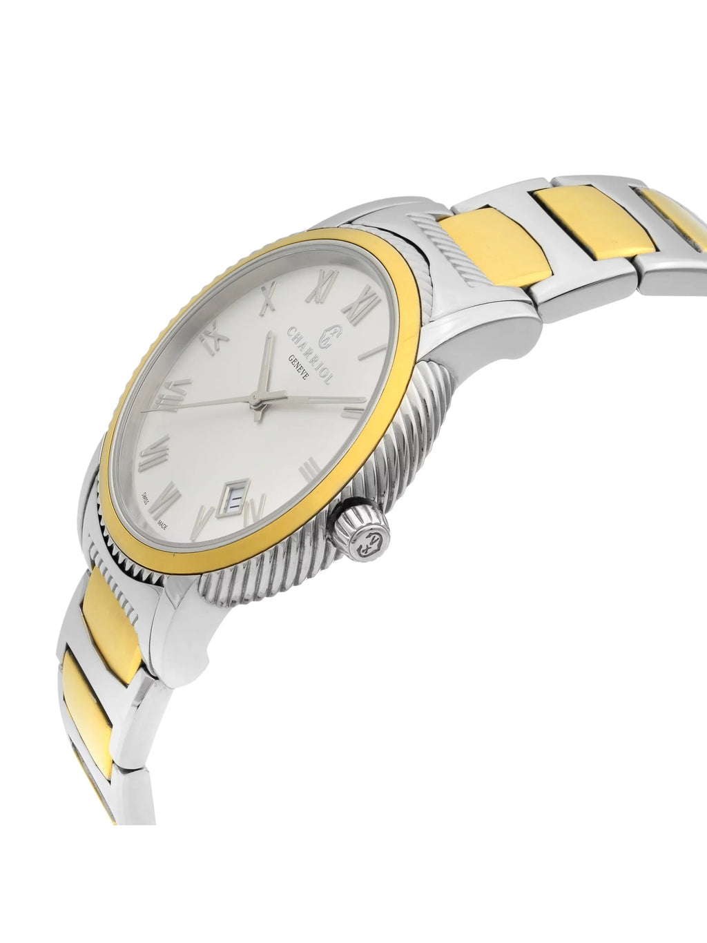 Charriol Parisii Two Tone Steel Silver Dial Quartz Unisex Watch P40SY2.931.001 Pre-Owned