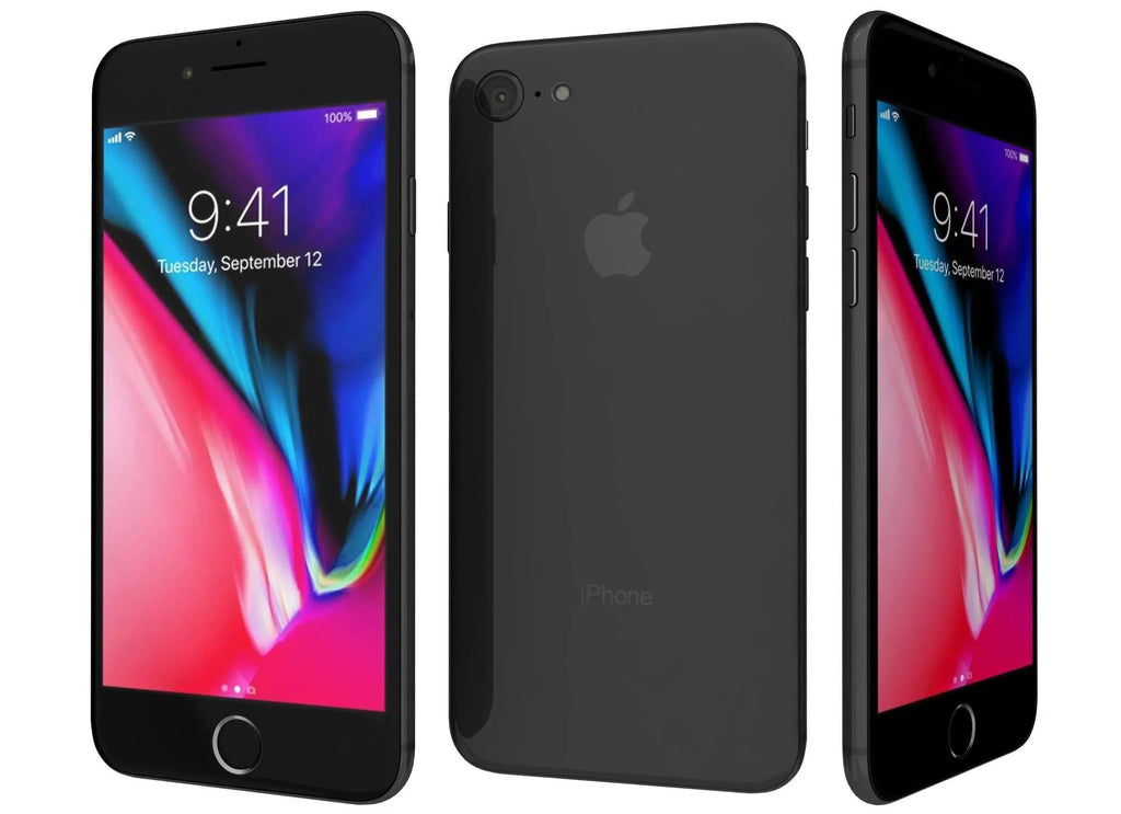 Restored Apple iPhone 8 Space Gray 4.7", 64 gb,  Unlocked Locked to &T TMobile Cricket (Refurbished)