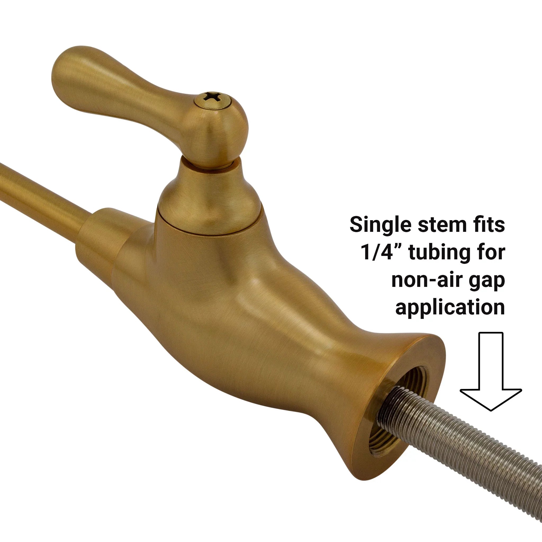 Metpure Water Filtration Faucet Classic Bronze Vase Style Non Air Gap Reverse Osmosis Drinking Water Dispenser With Faucet Wrench