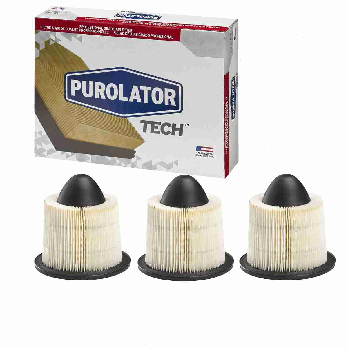 3 pc Purolator  TA34878 Air Filters for 25311974 26418 329 36418 46418 61946418 6418 66418 8039 88418 94418 A140 A1517C A1615 A34878 A4878 AE8039 AF1093 AF1615 AF25590 AF26303 AF484 AF4878 AF8004