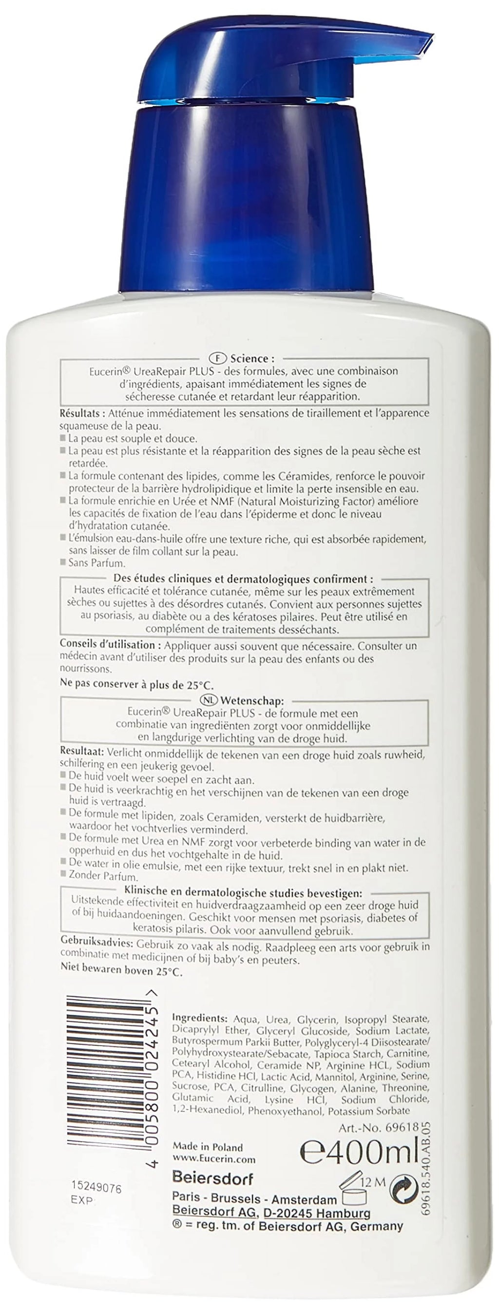 Eucerin Locion Complete Repair 400 Ml