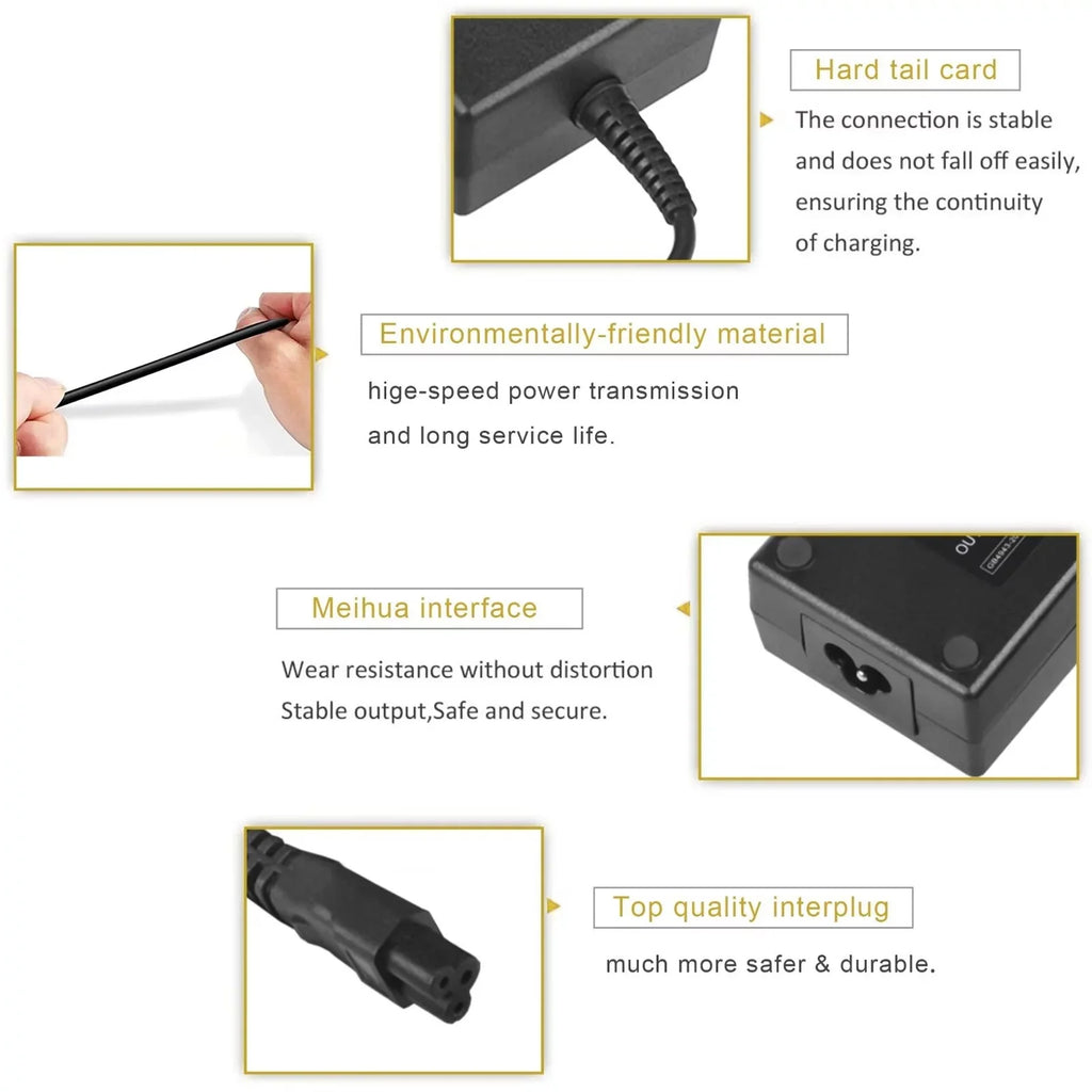 '-Geek  Adapter Charger for Lenovo IdeaPad Y50/i7-4710HQ/59421863 Notebook Power Cord