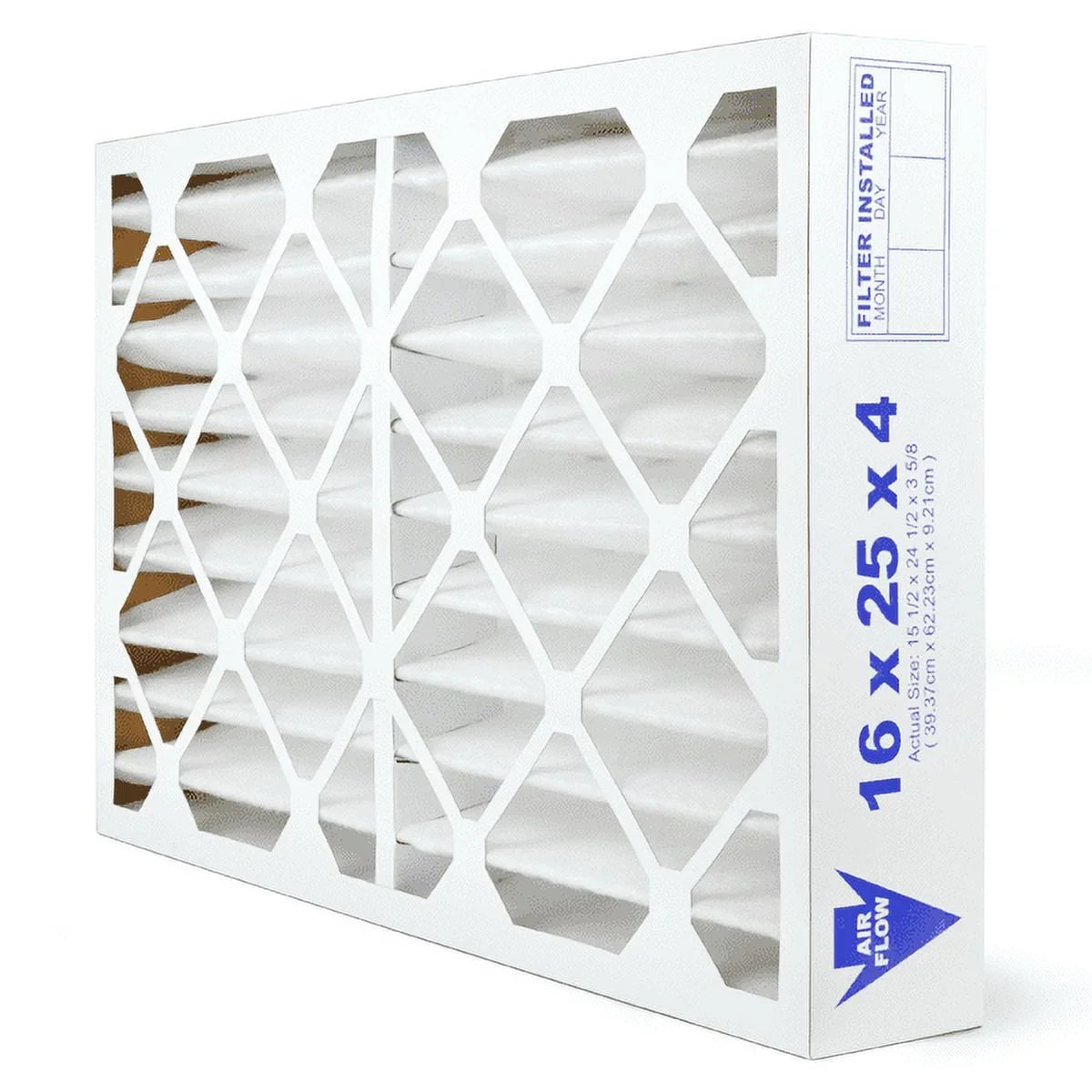 AIRx Filters 16x25x4 Air Filter  13 Pleated   Furnace Air Filter, Health 6-Pack, Made in the