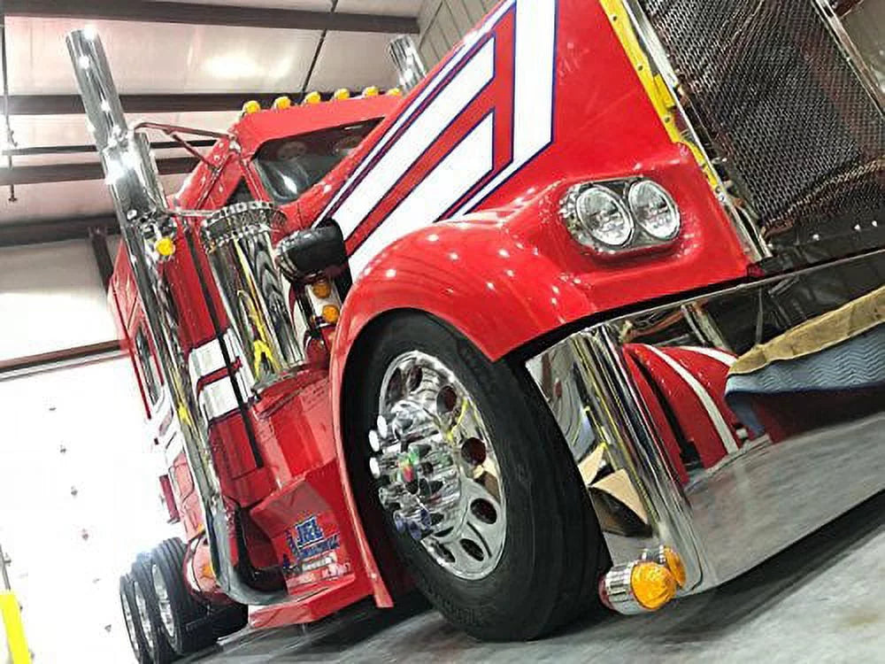 Renegade Products  Rebel Pro Red Liquid Metal Polish by Heavy Cut Aluminum Polish for High Luster on Rims  Wheels  Tanks  Bumpers etc. 24 Oz Bottle