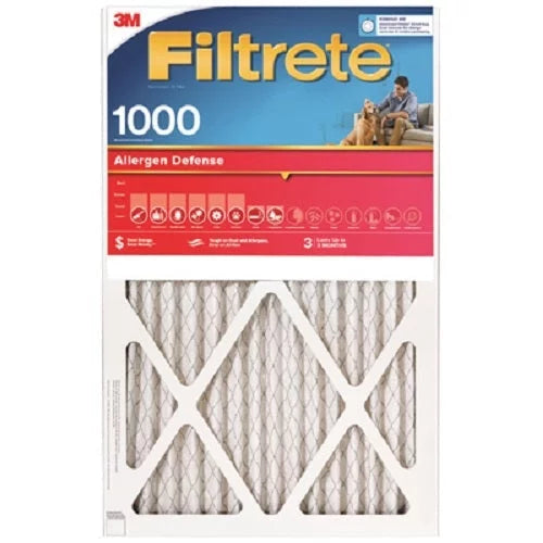 3M 9826-4 20" x 24" x 1" Red  1000 Filtrete 3 Month Disposable Pleated Air Filter - Quantity of 4