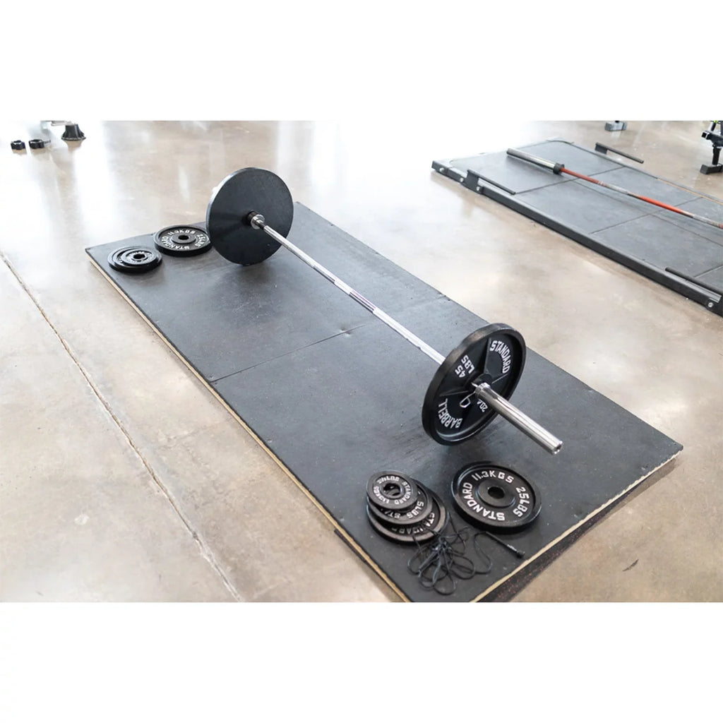 McCarty Fitness Supply Fortek 300 Lb Olympic Weight Plate Set and Barbell
