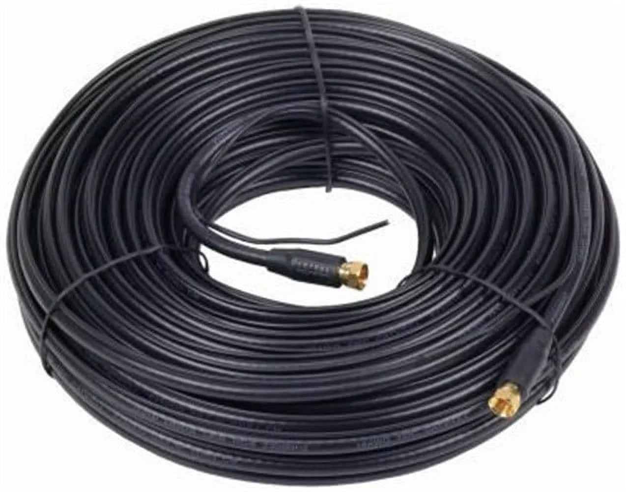 Audiovox VHB6111GN 100 ft. Rg6 Buri Cable - Black