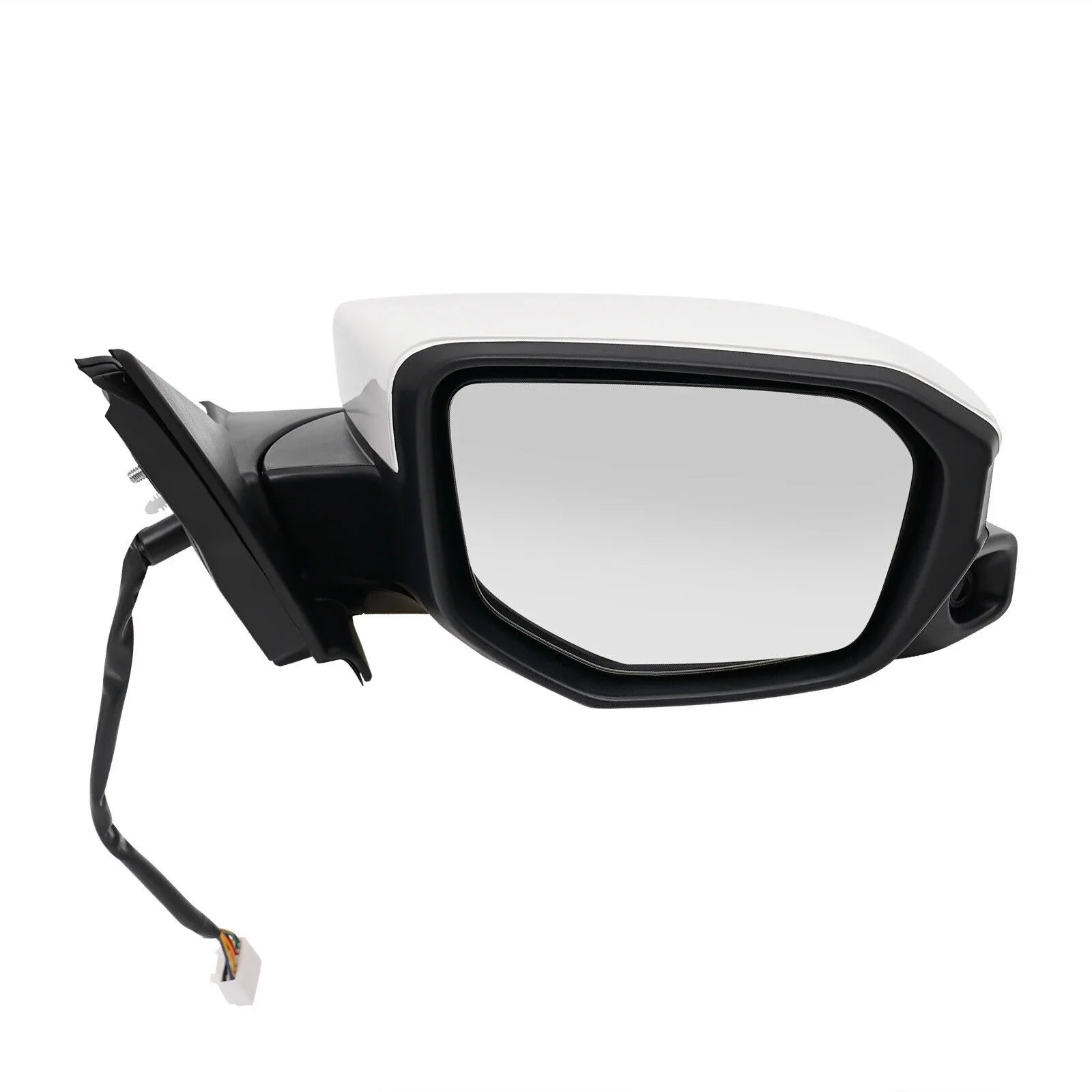 Right Side Mirror Power Heated View Camera Fit 2016-2020 Honda Civic Sedan White