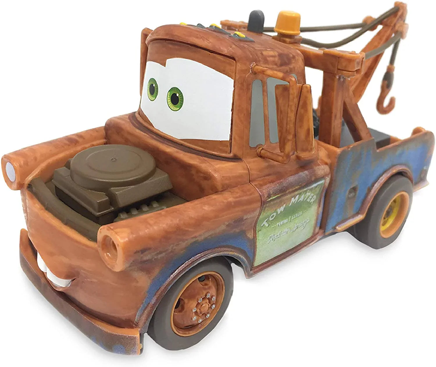 Disney Pixar Cars Remote Control Tow Mater Vehicle with Wheel Shaped Controller