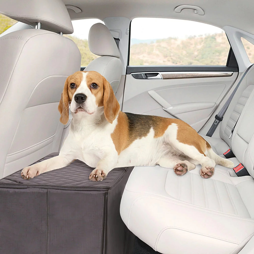 Imports Dog Car Back Seat Extender Safer More Comfortable Back Seat Platform and Storage Black