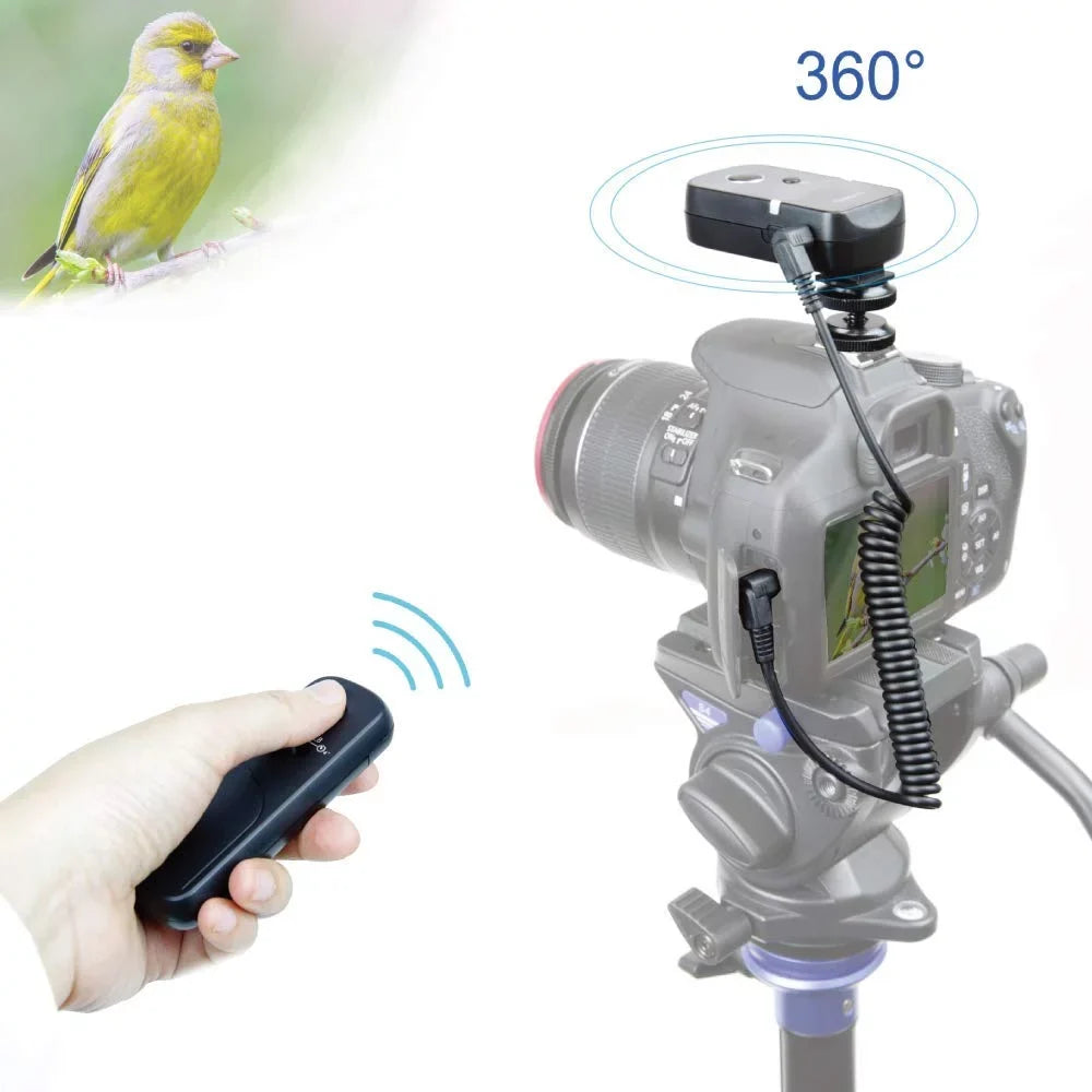 Foto&Tech 360 Any Angle Wireless Remote Control Shutter Release Working 100 Meters- Panasonic -G9 -G7 -G85 -GH5/-FZ300 FZ150 FZ1000 FZ2500(FZ2000) FZ200 FZ100 G10 G5 G6 GF6 GH4 GX7 L1 L10