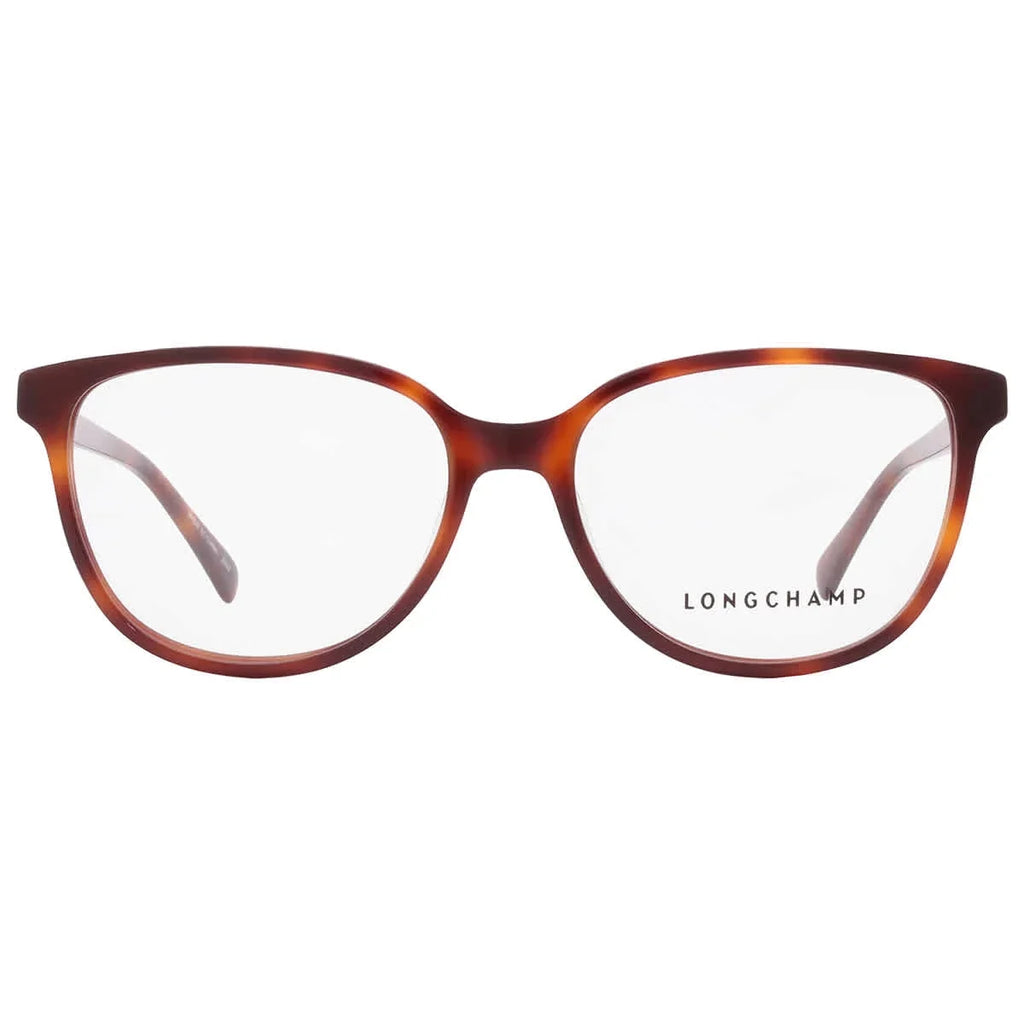 Longchamp LO2666 Full Rim Rectangle Havana Eyeglasses