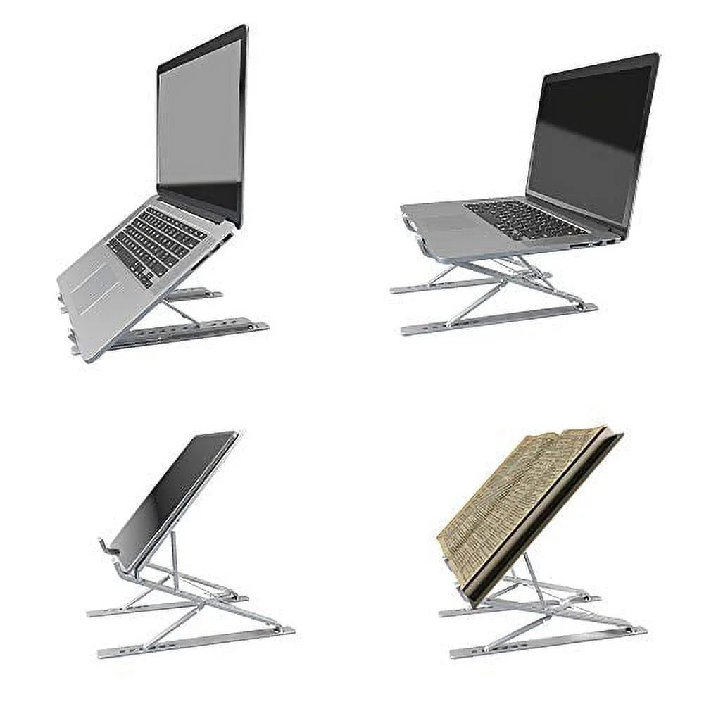 Laptop Stand Adjustable Laptop Riser Ergonomic Laptop Tray for Tablet & Laptop (10inch - 15.6inch) for iPad, for MacBook Pro/Air, Surface Laptop, Samsung,  Notebook