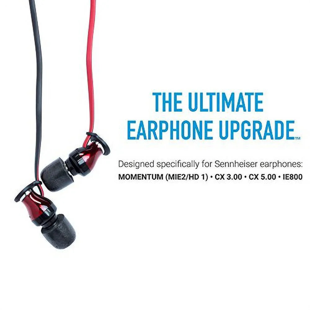 Comply Isolation Noise Cancelling Memory Foam Earphone Tips for Sennheiser HD1 Momentum MIE2,  800 S,  3.00, 5.00 and 7.00BT, Premium Replacement Earbud Tips, Comfortable Secure Fit(Large,3 Pairs)