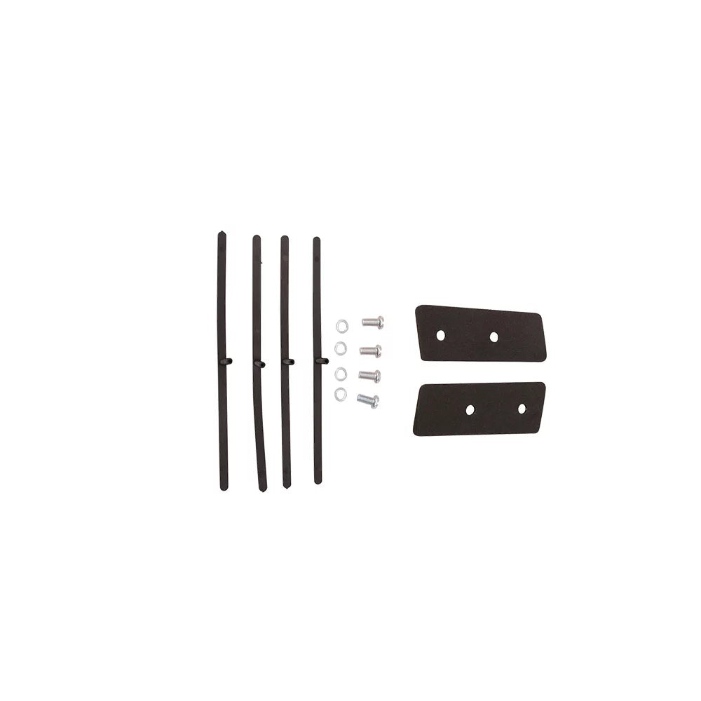 Ikon Motorsports Compatible with 05-09 Ford Mustang  Factory Style Trunk Spoiler Unpainted  Black Wing