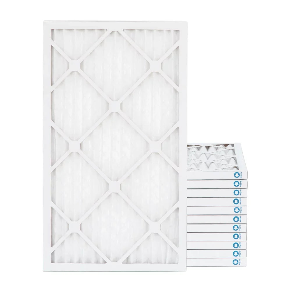 16x24x1  11,  1000 Pleated  Furnace 1" Air Filters by Pamlico. Case of 12. Actual Size: 15-1/2 x 23-1/2 x 3/4