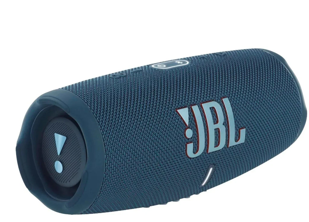 Charge 5 Bluetooth Speaker, IP67 Waterproof Bundle with Deluxe  Hardshell Protective Case (Blue)