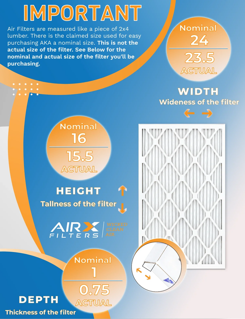 16x24x1 Air Filter  13 Rating, 12 Pack of Furnace Filters Comparable to  1500 - 2200 &  9 - Made in  by     .