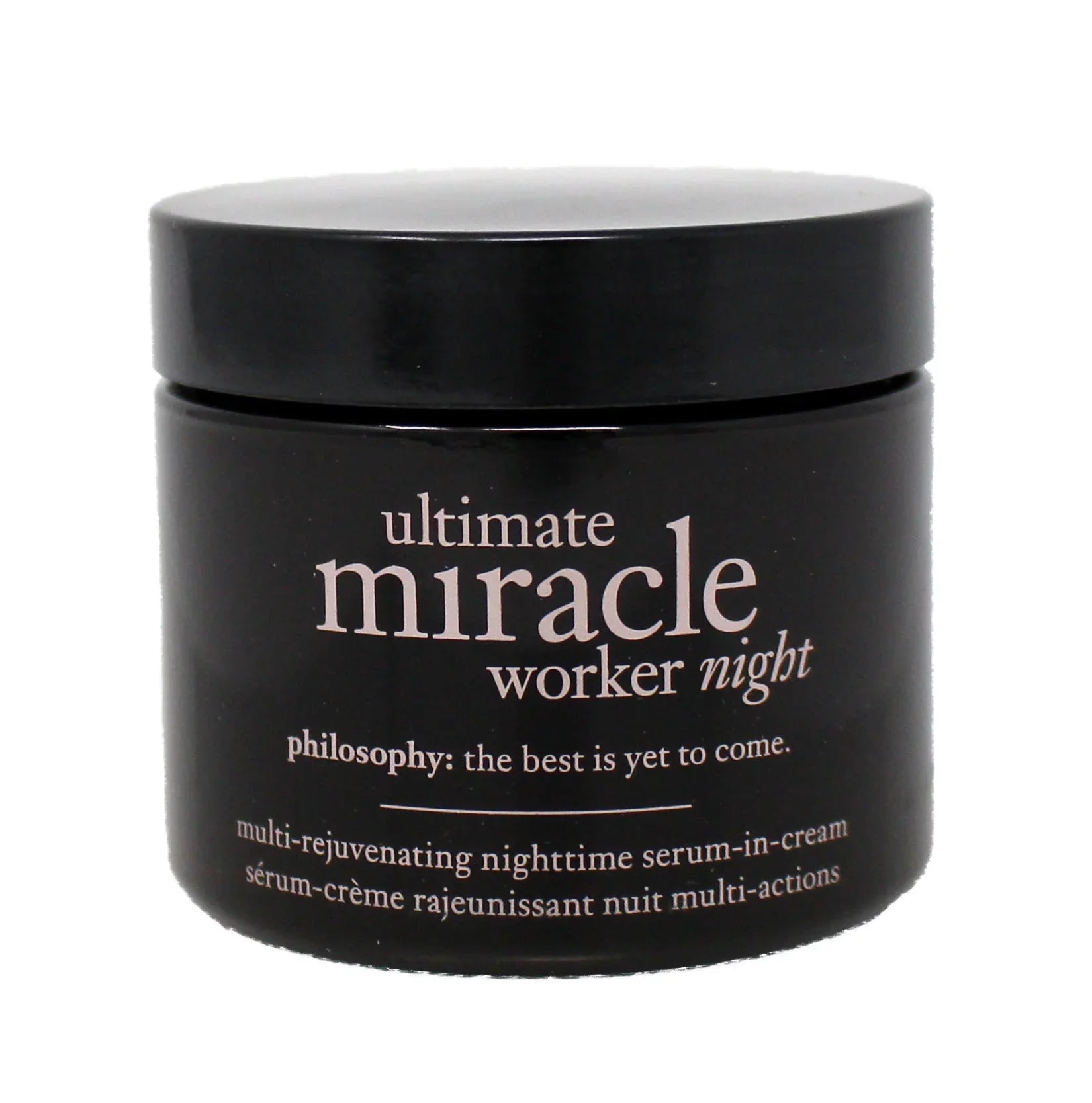 Philosophy Ultimate Miracle Worker Night Multi Rejuvenating Nighttime Serum-In-Cream 0.34 Oz / 1.7 Oz