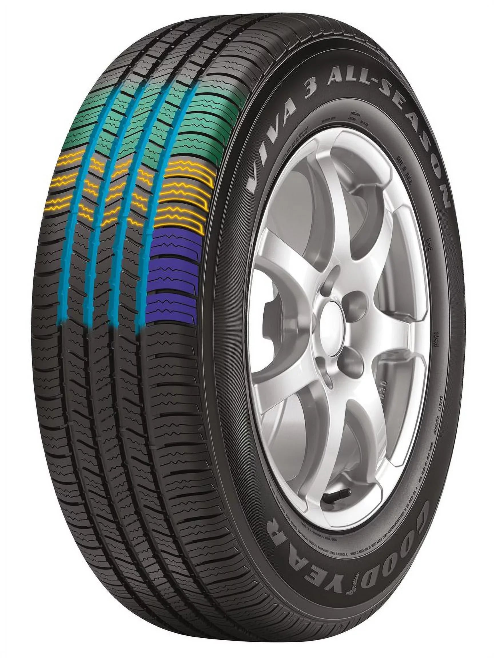 Goodyear Tires Viva 3 All-Season 245/60R18 105H Tire