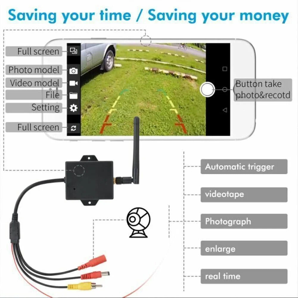 Upgrade Your Rear View Camera -  to WiFi Transmitter Module for Car Reversing Cameras