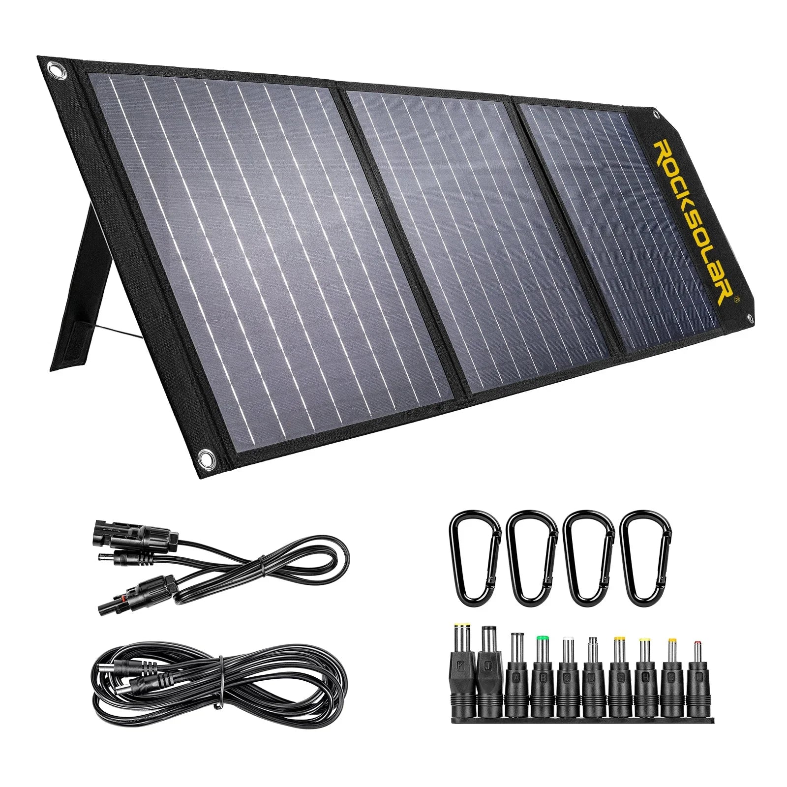 Utility 300W Portable Power Station with 60W Foldable Solar Panel Generator Kit