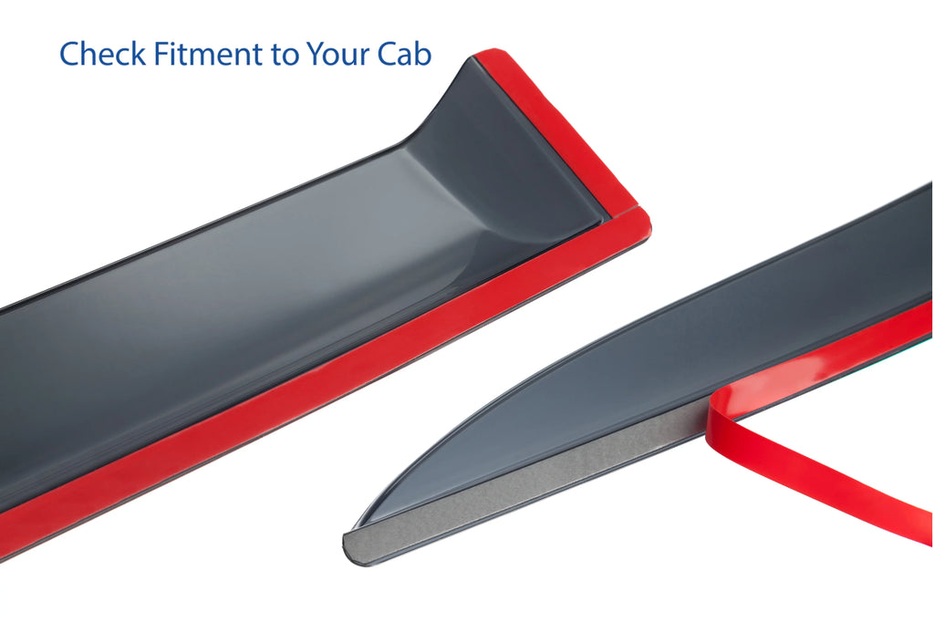 Goodyear Shatterproof Window Deflectors for Ram ProMaster 2014-2024, Tape-on Rain Guards, Window Visors, Vent Deflector, Vent Visor, Car Accessories, 2 pcs - GY008711