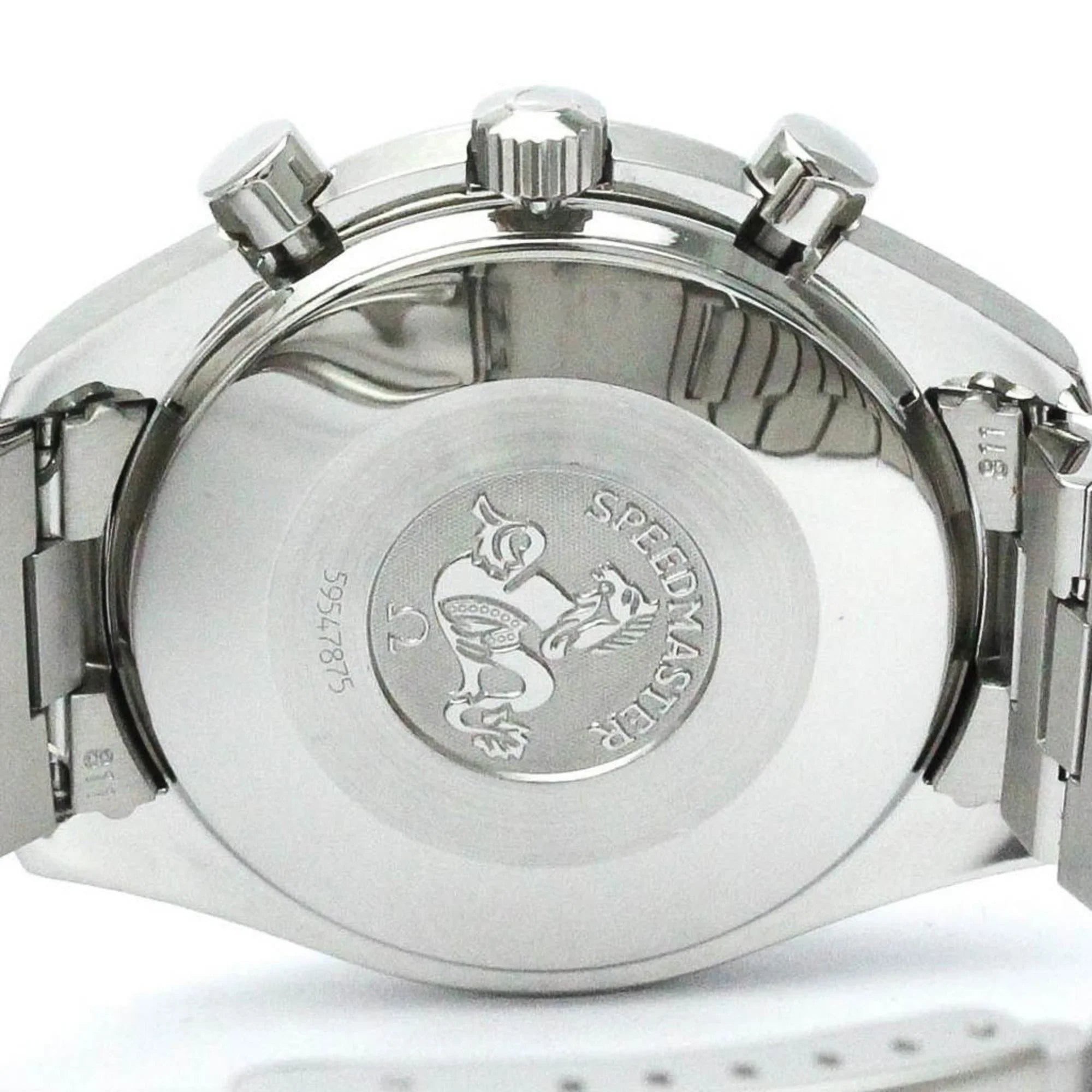 Pre-Owned Polished  Speedmaster Automatic Steel Mens Watch 3510.50 BF566753 (Good)