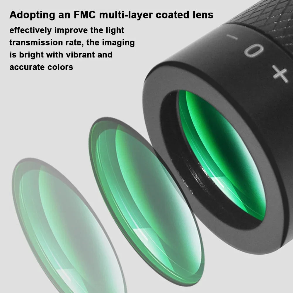 Portable Monocular Night-Visions Sight Device Day Night Use Telescopes 1.54inch Display Photo Taking Video Recording Infrared Digital Video Camera for Fishing Boating Wildlife Observation