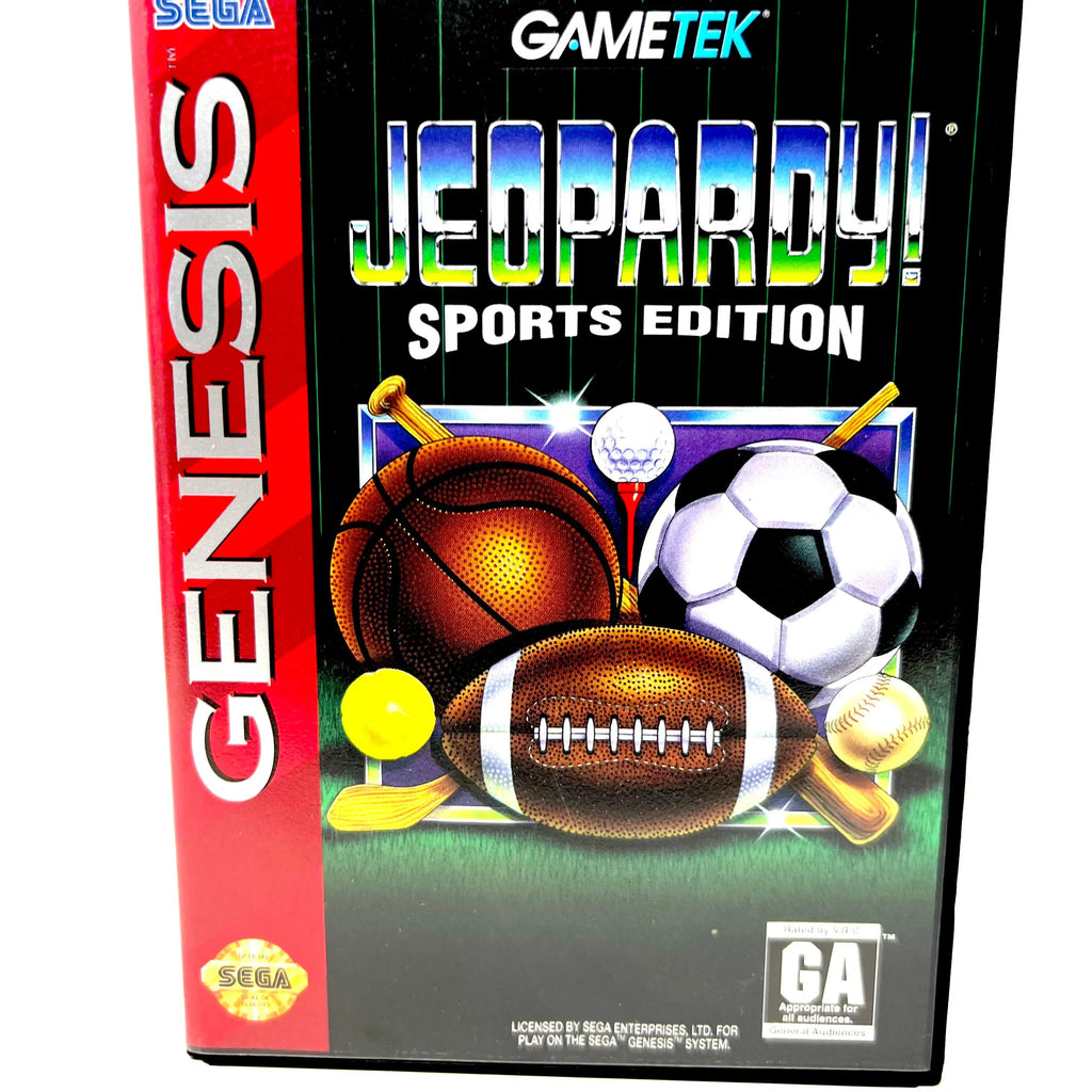 Sega Genesis Game Ten Jeopardy Sports Edition