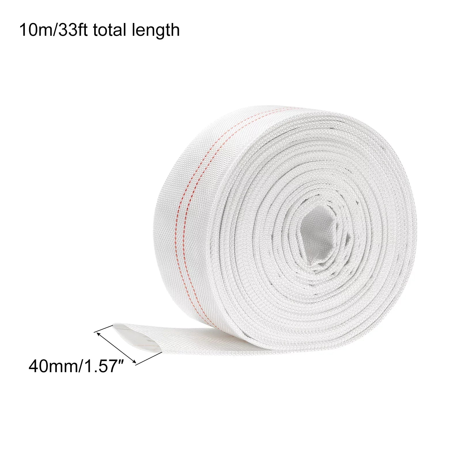 Lightweight Backwash Hose Lay Flat Reinforced Discharge  Hose 40mm  33ft for Swimming Pool