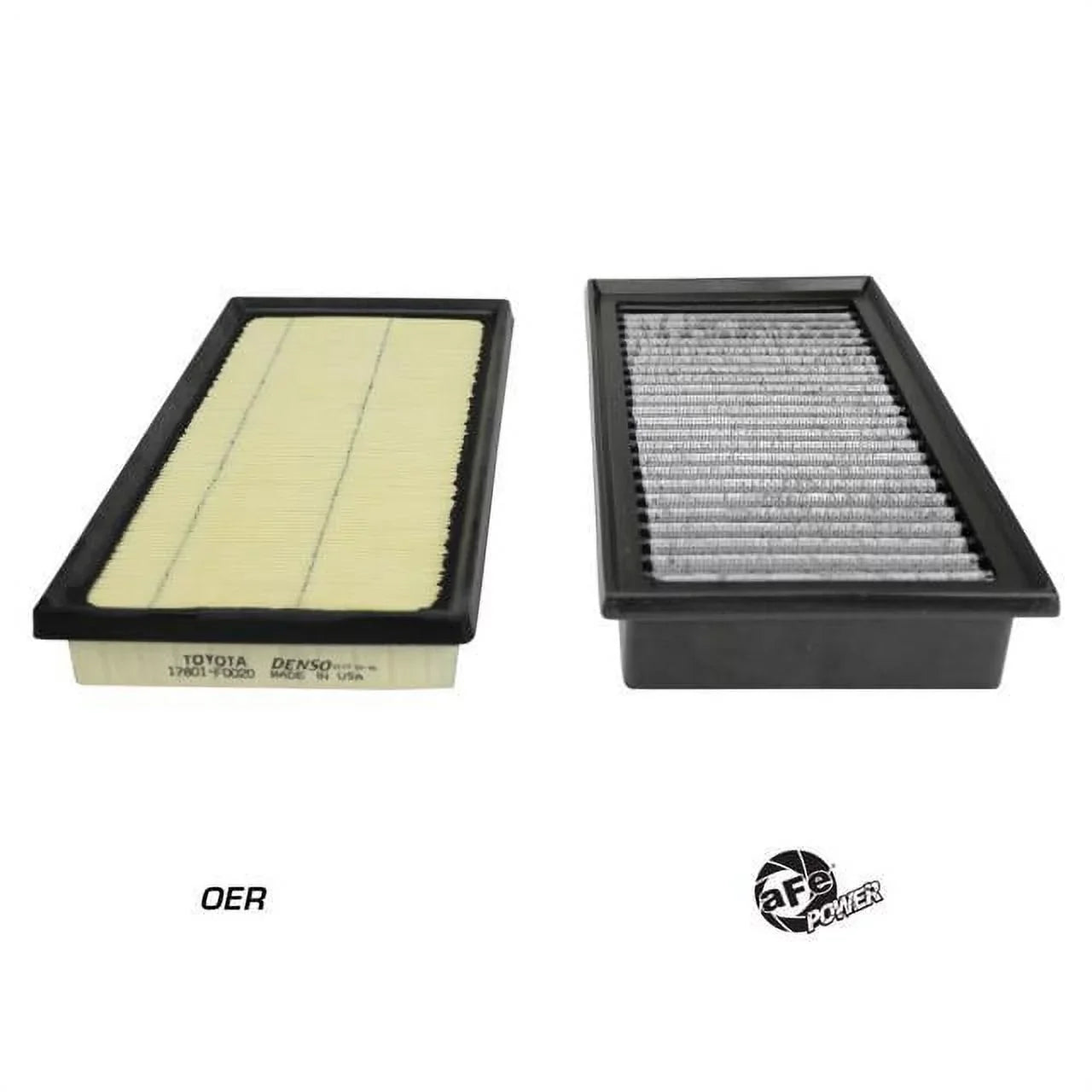 aFe Power 31-10306 Performance Replacement Air Filter for 2018 - 2019 Toyota C-, Washable, Oil-Free Media