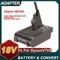Battery Adapter Converter for Hitachi & Hikoki 18V Battery to for Dyson V7/V8 Motorhead Fluffy