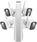 Lorex 4K  System with Four (4) Battery-Operated Cameras (White)