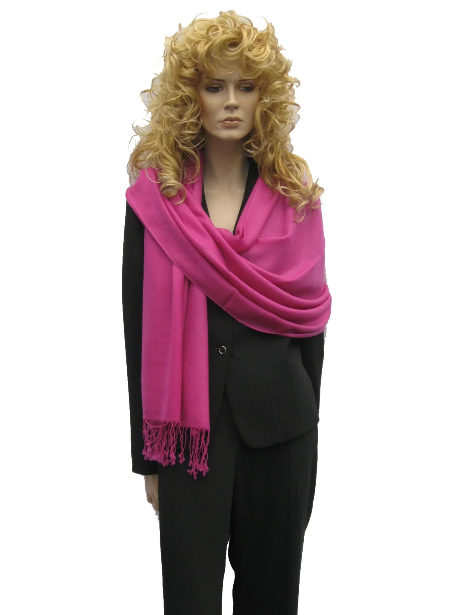Shawl/Shawls/Scarf/Scarves/Wrap/Stole/Muffler/Cape/Ruana/Blanket/Throw/Pashmina Shawl/Cashmere Scarf/Wool/Silk (Raspberry Regular Shawl)