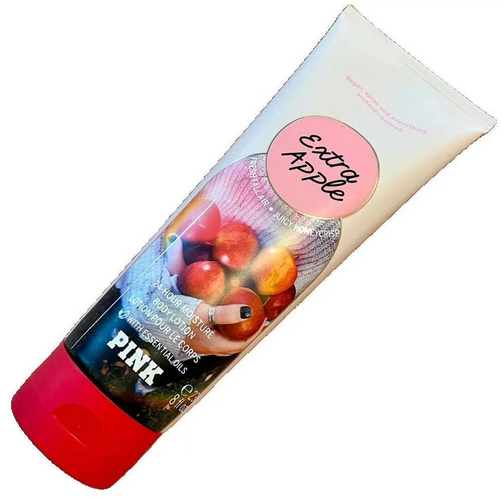 Victoria's Secret Pink Extra Apple Body Lotion 8 oz (Pack Of 2)
