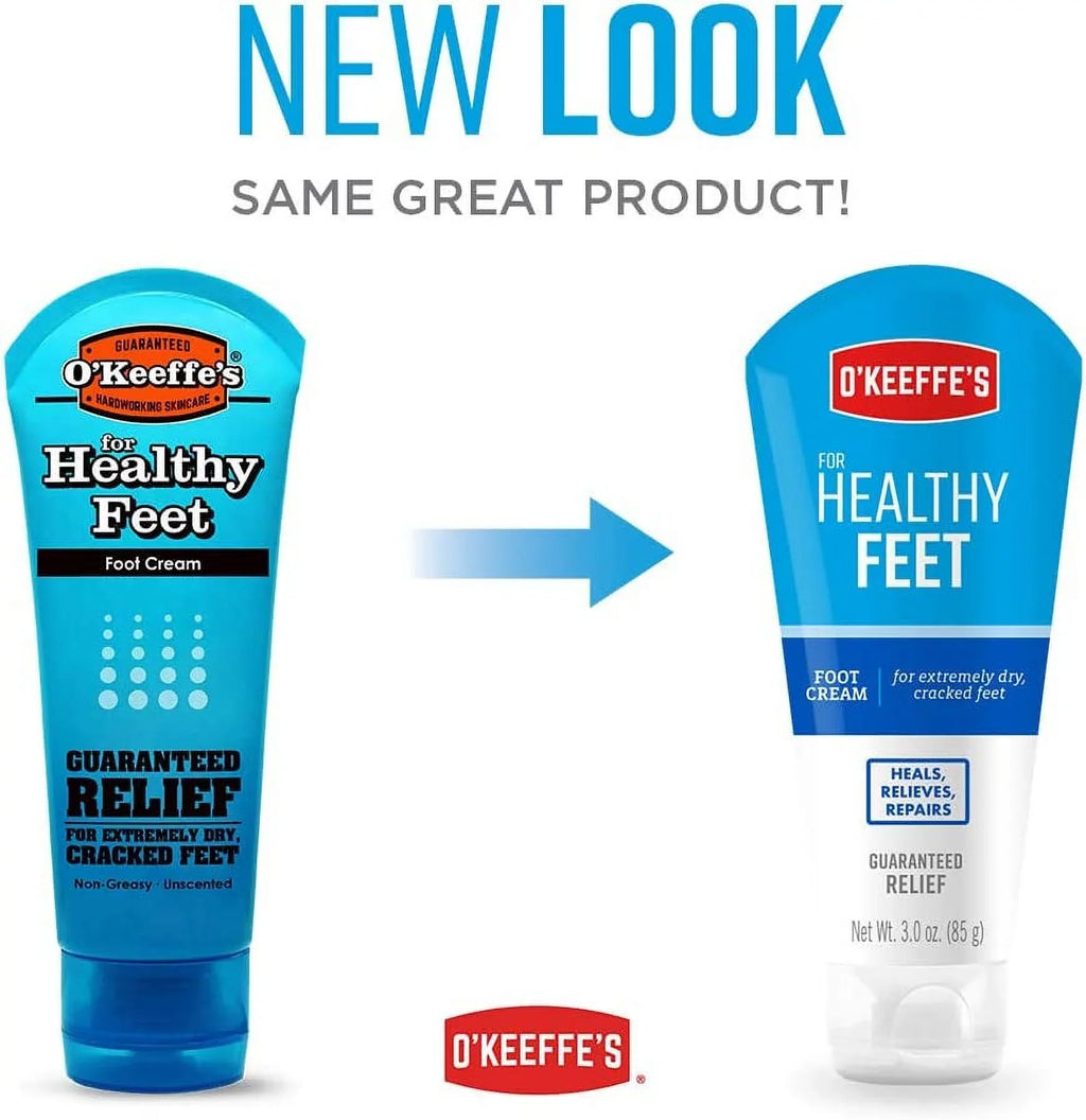 1 ,O'Keeffee's K0280001 Healthy Feet Cream Tube, 3 Oz