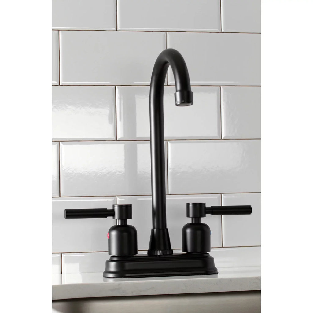 Kingston Brass KB8490DL Concord Bar Faucet, Matte Black