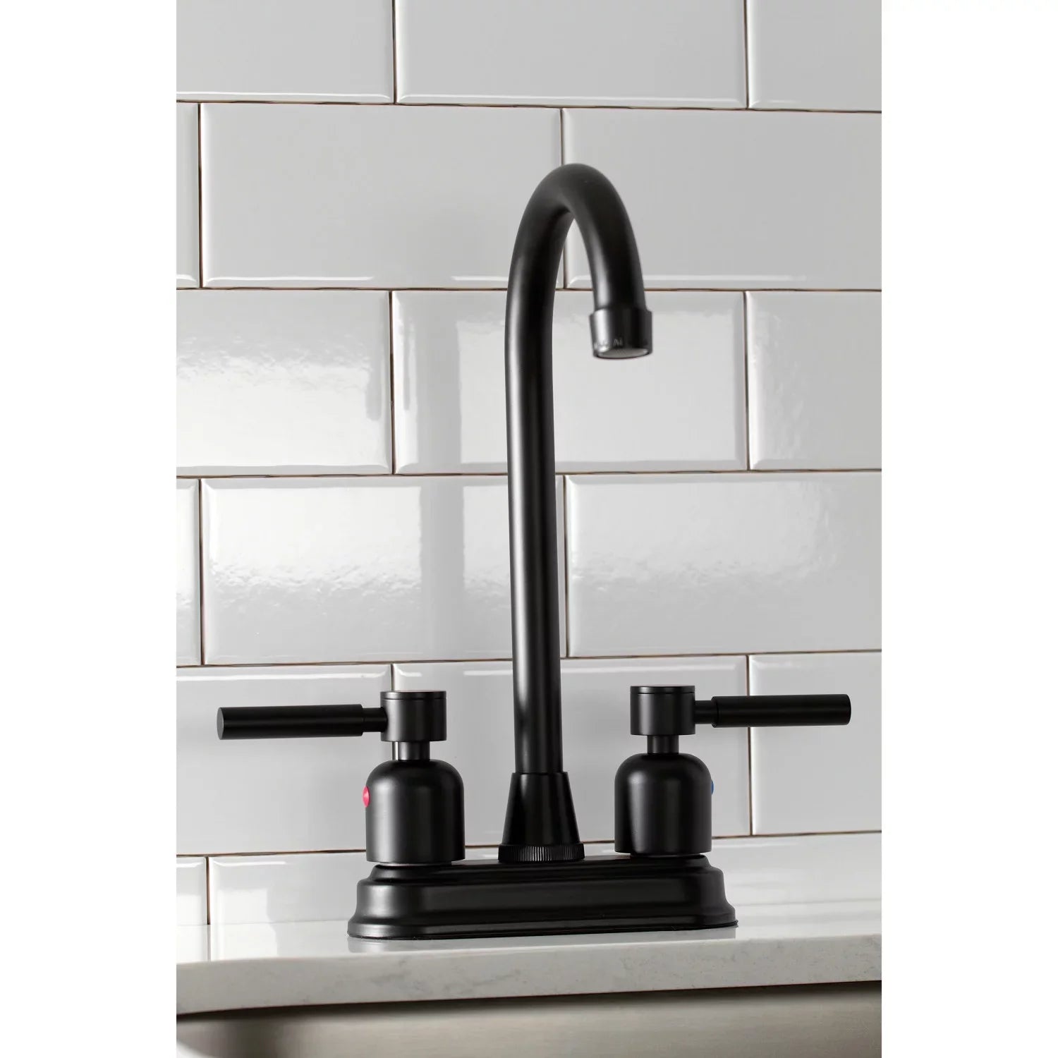 Kingston Brass KB8490DL Concord Bar Faucet, Matte Black